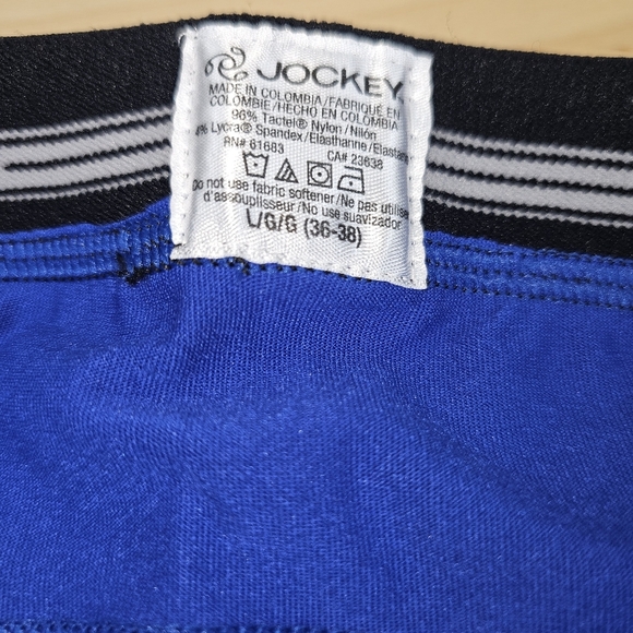 NWT Jockey Sport Performance Stretch Boxer Brief 6 Inch Inseam NOS From 2010 Lg. - Picture 4 of 7